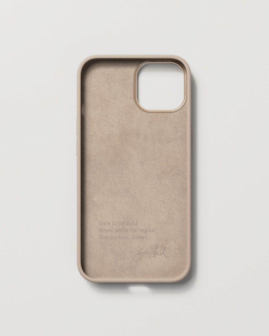 Bold Case - iPhone 14 - Linen Beige & Olive Green